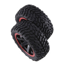 NeumáTico de Rueda de 4 Piezas de 75 mm para 144001 144010 124007 124019 TT02B HSP 1/10 1/12 1/14 RC Rally Car Off Road Buggy