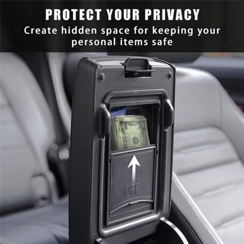 Armrest Hidden Storage Box Center Console Organizer Compartment for  CRV CR-V 2023 Accessories 2