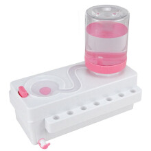 Paint Brush Cleaner, Effortlessly Clean Your Paint Brushes with Our Running Water Cycle Paint Brush Rinser(White )