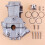 35mm Crankcase Engine Case Piston Kit for GX25 GX25N GX 25 Engine 4