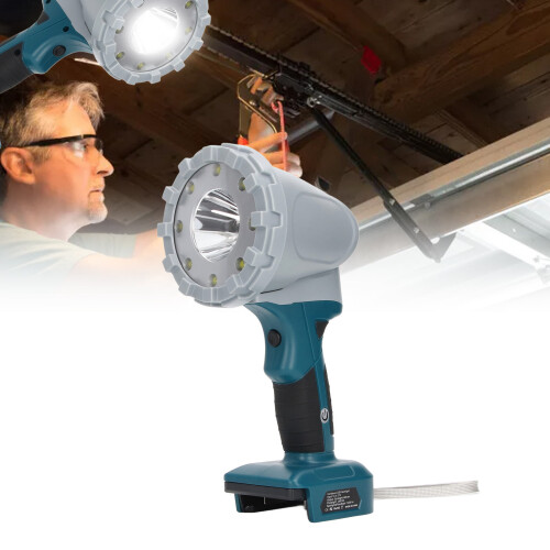 Portable LED Work Light 14.4-21V, 3 Modes, 150 Pivoting Head