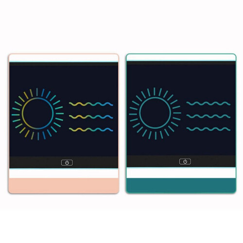 Tablette D'éCriture LCD Couleurs 16 Pouces Dessin ÉLectronique Doodle Board Bloc-Notes NuméRique Coloré,Bleu 1