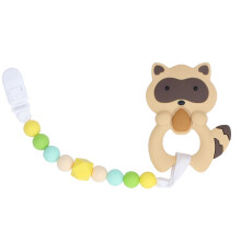 Colorful Teething Toys Food Grade Silicone, Fun Animal Shapes BPA Free Teething Relief for Babies, Cartoon Design Easy to Clean Safe for Toddlers