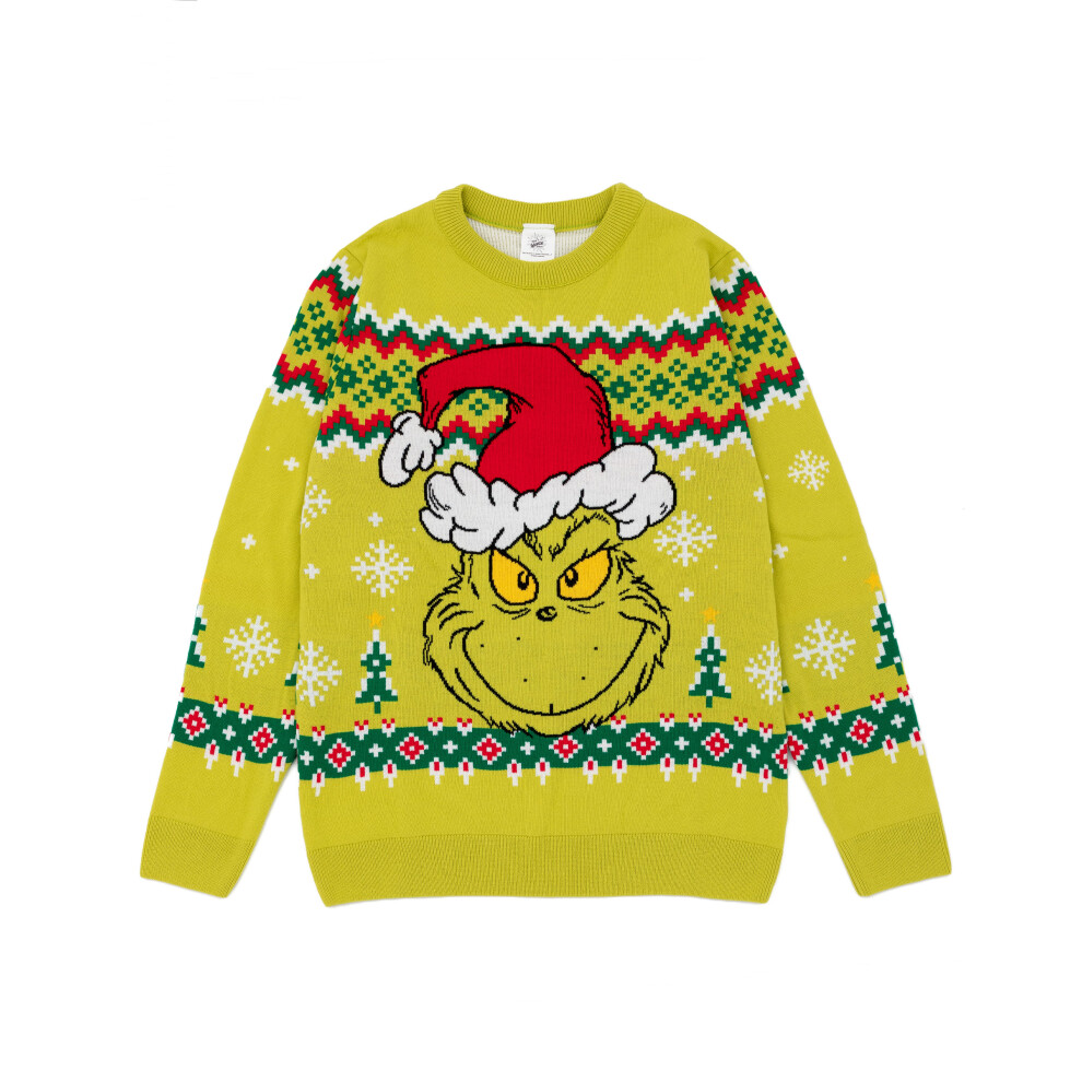 The Grinch (Medium) Christmas Jumper (Unisex Green)