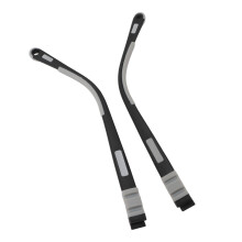 Patillas de repuesto para gafas infantiles, de silicona, con agujeros, diseño flexible de clip