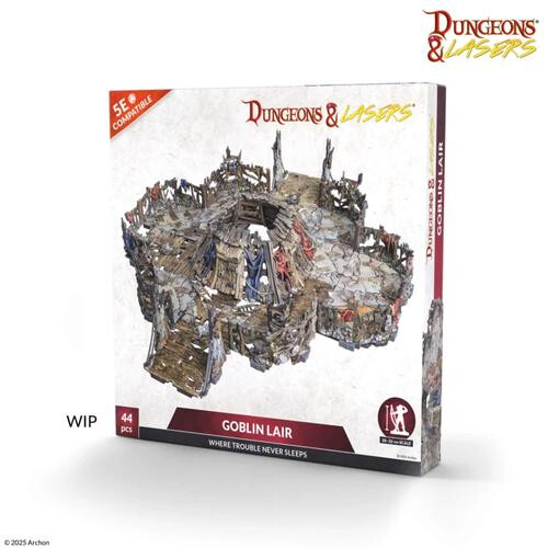 Dungeons And Lasers: Goblin Lair - Board Game