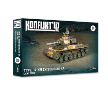 Konflict '47: Type 97-Kai Shiboru Chi-Ha Light Tank - Tabletop Miniatures Wargame
