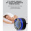 Waterproof Bluetooth Shower Speaker IPX7 Floatable with LED Clock, 360 Stereo, Suction Cup, Red 3