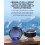 Waterproof Bluetooth Shower Speaker IPX7 Floatable with LED Clock, 360 Stereo, Suction Cup, Red 4