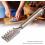 Stainless Steel Fish Scale Scraper with Ergonomic Handle and DoubleLayer Serrations for Easy Removal 3