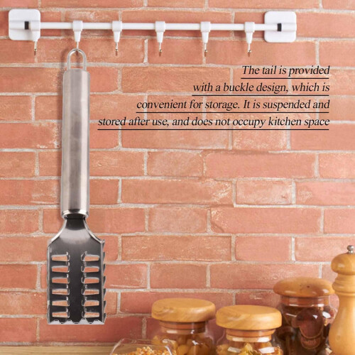 Stainless Steel Fish Scale Scraper with Ergonomic Handle and DoubleLayer Serrations for Easy Removal 1