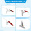 Knife Sharpening System,Professional Knife Sharpener with Controlled Angle,Knife Sharpener Professional with 5 Whetstone 7