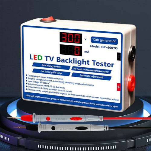 LED Tester 0-300V Output LED TV Backlight Tester Multipurpose LED Strips Beads Bar Light Lamp Test Tool EU Plug 2