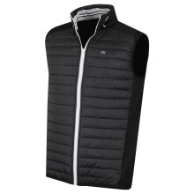 (XXL, Black/Silver) Calvin Klein Mens Hybrid Insulate Bodywarmer Golf Gilet