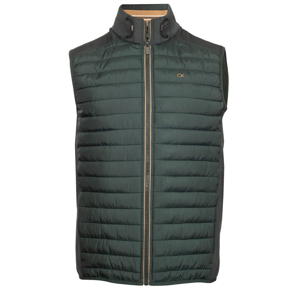 Calvin Klein (Xxxl, Evergreen) Mens Hybrid Insulate Bodywarmer Golf Gilet