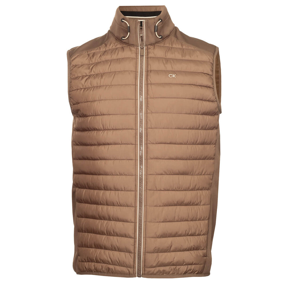 Calvin Klein (Xxxxl, Mink) Mens Hybrid Insulate Bodywarmer Golf Gilet
