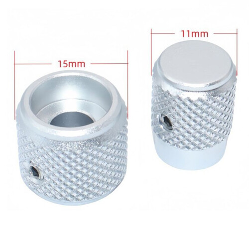 Aluminum Alloy Caps Solid Knob Dual-Axis Encoder Special Knob EC11EBB24C03 EC110701N2B Adjustment Knob Black 2