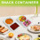 20 PCS Snack Containers with Lid Leakproof Dipping Containers with 2 Compartments Reusable Snack Containers 10