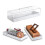 Rectangular Serving Tray with Lid Marbleized Grain Rectangular Cake Stand Acrylic Cake Holder Rectangle Pastry Display 2