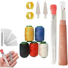 36 Pcs Sewing Tool Set Eye Steel Needle Set Handmade Quilting & Sewing Needles Kit for DIY Sewing