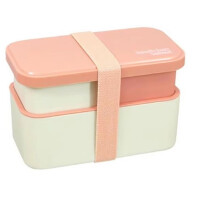 Lunch Box for Adults 1450ml Dishwasher Safe Bowl 2-TierFood Container with Removable Utensil Set and Sealing for Work A