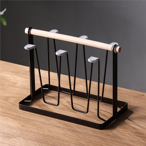 High Quality Cup Drying Rack Space-Saving with Drain Tray Mug Organizer Shelf Standing Type Bottle Holder 2