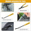 Advanced Auto Trim Removal Tool Kit, 3-Piece Panel Clip Pliers Set with Storage Bag for Car Upholstery, Dashboard 4