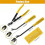 Advanced Auto Trim Removal Tool Kit, 3-Piece Panel Clip Pliers Set with Storage Bag for Car Upholstery, Dashboard 7