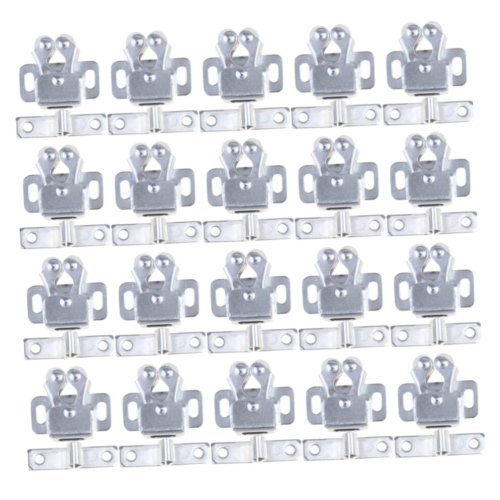 20Pcs Rustresistant White Zinc Push To Open Cabinet Door Latch Hardware For Kitchen And Bedroom 9771547216827