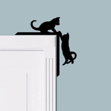 Elegant Wooden Door Corner Sign