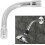 Adjustable Shower Head Extension Arm Stainless Steel 360 Rotatable Telescoping Silver 1 Pack 5