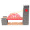 Wood Train Set Bridge Accessory Safe Durable Toy Track Piece 1