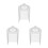 3Pcs Heat-Resistant Popcorn Maker Replacement Acrylic Lid Covers 6