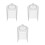 3Pcs Heat-Resistant Popcorn Maker Replacement Acrylic Lid Covers 8
