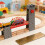 Wood Train Set Bridge Accessory Safe Durable Toy Track Piece 6