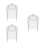3Pcs Heat-Resistant Popcorn Maker Replacement Acrylic Lid Covers 5