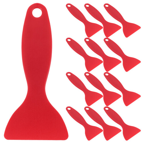 60Pcs Red Plastic Ice for Freezer Refrigerator Cleaning Tool 2