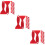 60Pcs Red Plastic Ice for Freezer Refrigerator Cleaning Tool 11