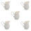 5Pcs White Ceramic Creamer 280Ml With Handle For Coffee Milk Sauces 7
