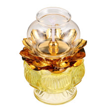 5Stk Buddha Opferlampe Lotus Öllampe Kerosin Laterne Winddicht