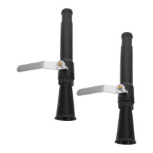 2St Brandblusser Fitting Nozzle Lichtgewicht Brandveiligheid Zwart