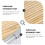 1pc non-stick dumpling storage tray sorghum rod round 6