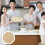 1pc non-stick dumpling storage tray sorghum rod round 9