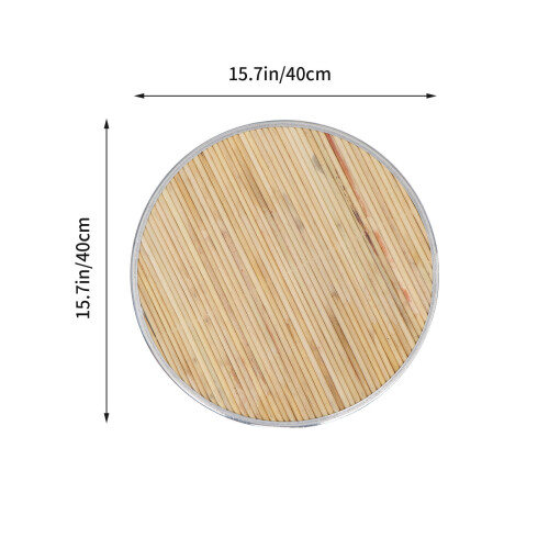 1pc non-stick dumpling storage tray sorghum rod round 2