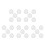 25Pcs Clear Fillable Christmas Baubles Hangable Tree Decorations 6