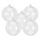 25Pcs Clear Fillable Christmas Baubles Hangable Tree Decorations 3