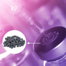 7.5 mm/0.3 Inch Vials Rubber Stoppers, 200 Pcs Two Legs Butyl Rubber Bottle Stopper Self-Healing Injection Seal