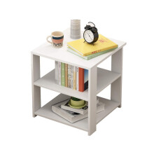 Modern Wood Bedside Table with Storage, Durable Nightstand for Small Bedroom or Living Room