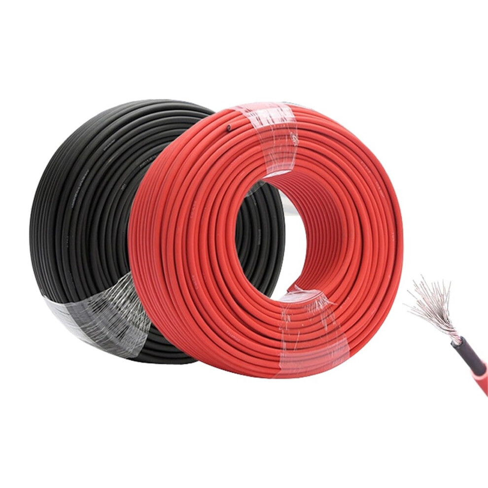 Solar Panel Extension Cable 12 Awg 6M Tinned Copper Wire Durable Black For Stable Power 9169991239415