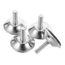4pcs Adjustable Furniture Leveling Feet Heavy Duty Metal Height Adjusters with NonSlip Base for Cabinets Beds and Tables